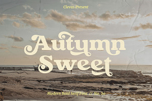 Autumn Sweet Modern Bold Serif