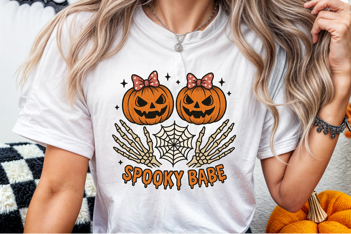 Spooky Babe Png, Skeleton Halloween, an Illustration by Sublimation Artist (Photo 7 of 9)
