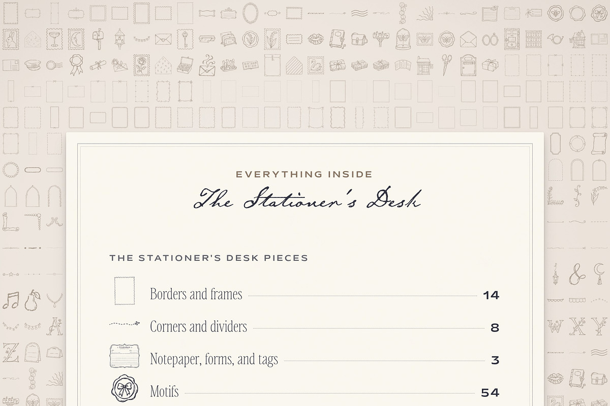 Letter & Invitation Creator Bundle, an Object Graphic by The October ...
