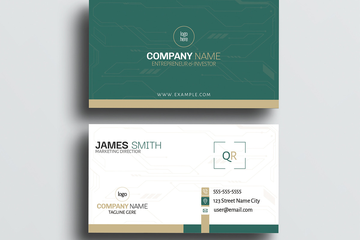 Business Card Template, a Business Card Template by MightyDesign (Photo 3 of 6)