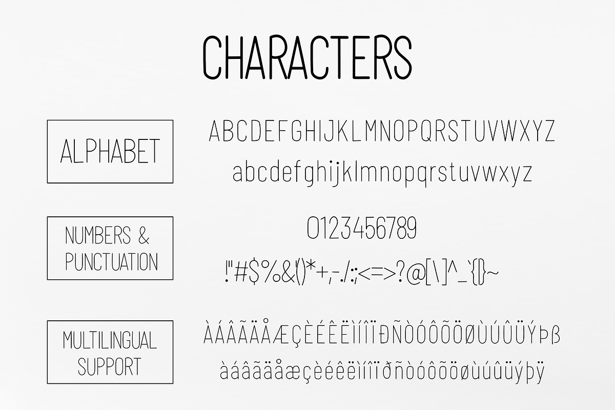 Be You | A simple everyday font, a Sans Serif Font by Design av MAD (Photo 5 of 6)