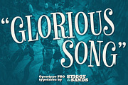 Glorious Song, a Serif Font by Stiggy & Sands (Thumbnail 1 of 5)