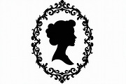 cameo silhouette designs bundle, an Illustration by jahid234 (Thumbnail 3 of 8)