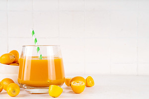 Tasty homemade kumquat juice, a Food & Drink Photo by Rimma