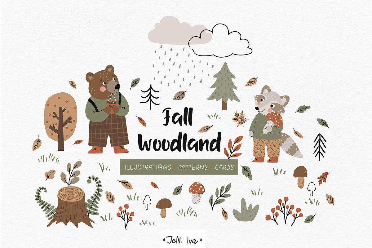 Kids & Nursery Vector Clipart Bundle, a Decorative Illustration by Jenny Quince (Photo 3 of 9)