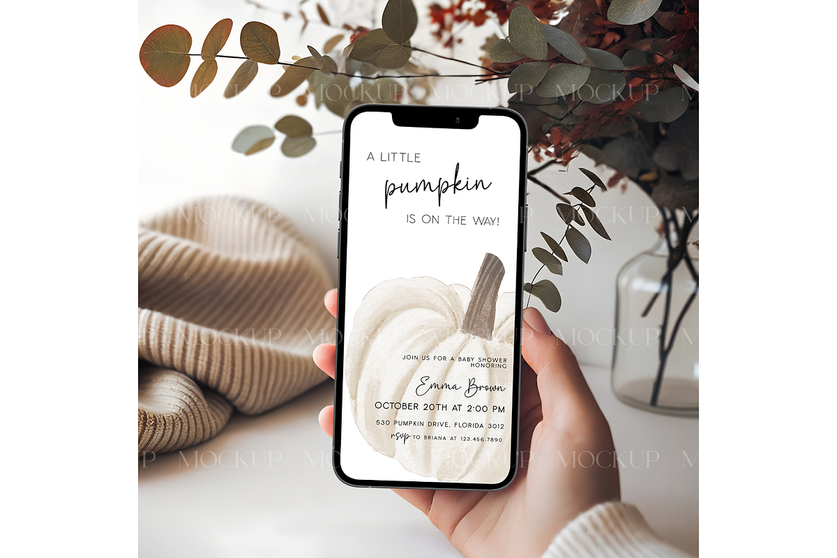 Cozy Autumn Screen Display, a Product Mockup by MockupWizard (Photo 3 of 3)