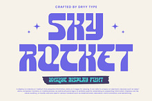Sky Rocket - Unique Display Font