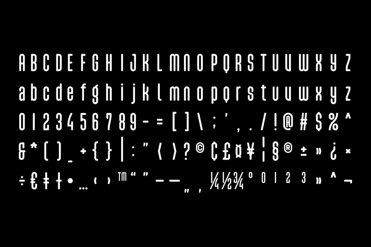 Gelugia, a Sans Serif Font by Ridha-38.lineart (Photo 9 of 10)