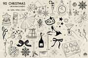 Christmas line art + Procreate, an Illustration by Skliarova (Thumbnail 4 of 4)