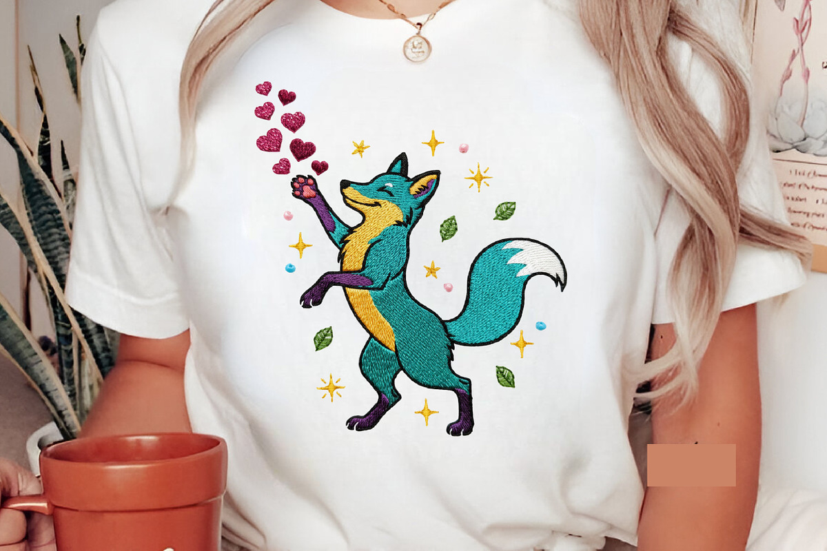 Fox Hearts Valentine Clipart, an Illustration by Designking (Photo 3 of 6)