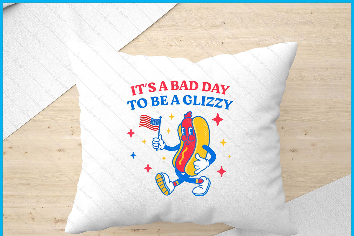 Holiday Bad Day Glizzy Hotdog SVG, an Object Graphic by Creativeusart (Photo 3 of 3)