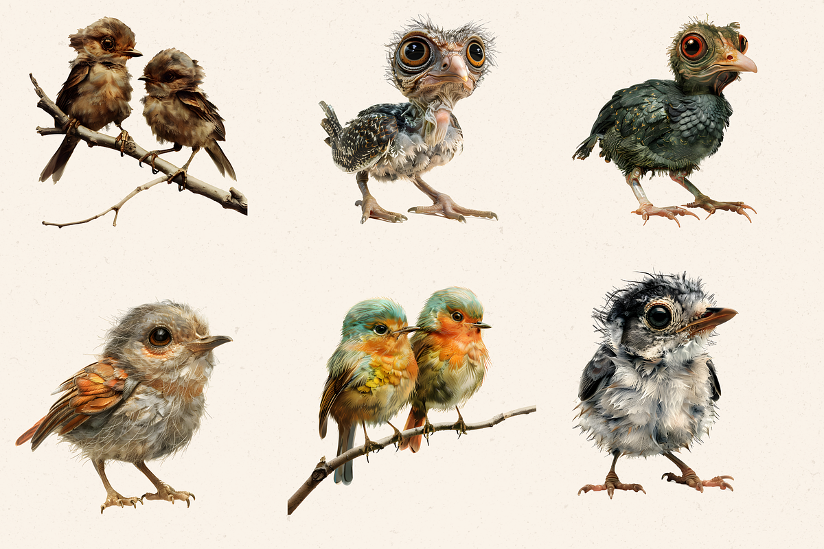 UGLY CUTIES BABY EDITION, an Animal Illustration by Daring Digies (Photo 5 of 10)