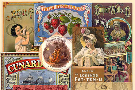 Vintage Advertising Sampler #3