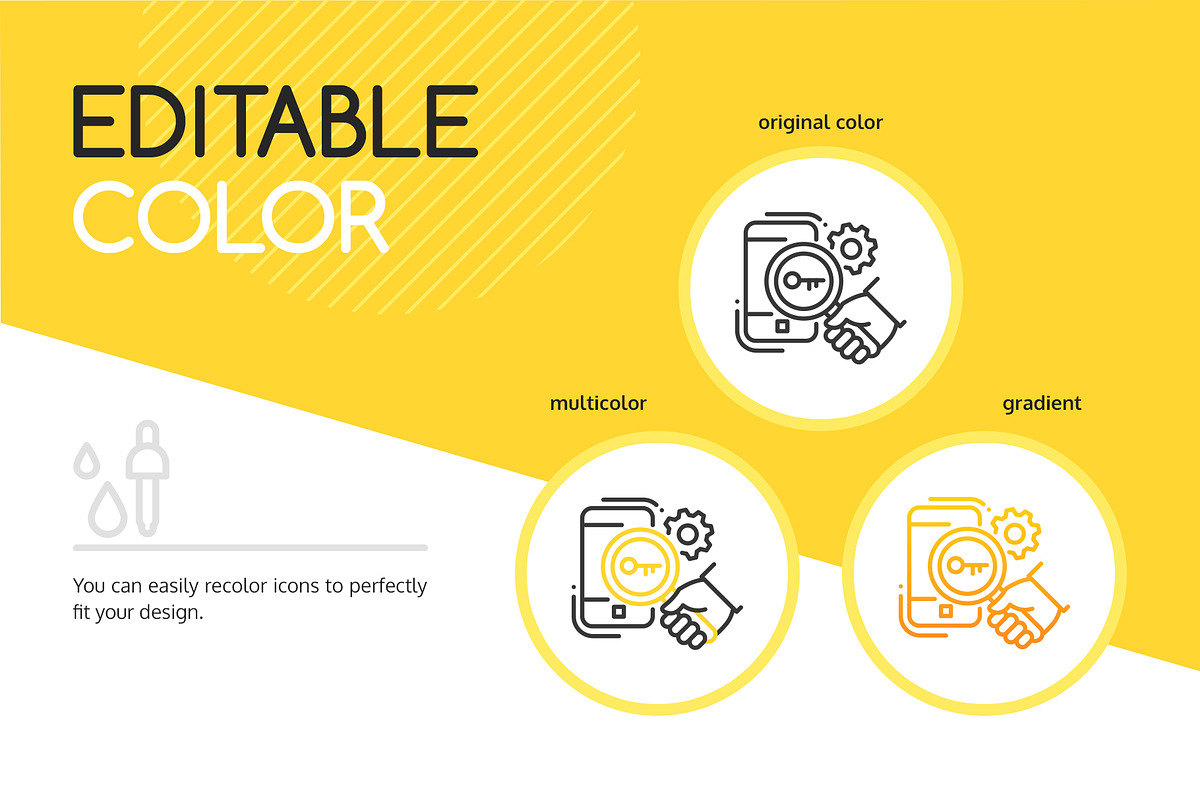 Programming & Support Line Icons, an Outline Icon by Boyko Pictures (Photo 5 of 11)