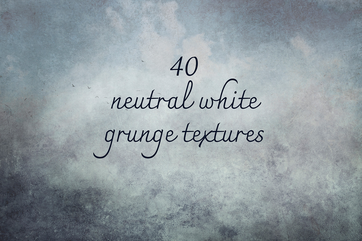 40 Neutral White Grunge Textures, a Texture Graphic by dyrkwyst textures (Photo 1 of 8)