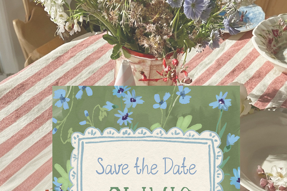 Whimsical Floral Backgrounds Frames, a Background Graphic by whiteheartdesign (Photo 4 of 20)
