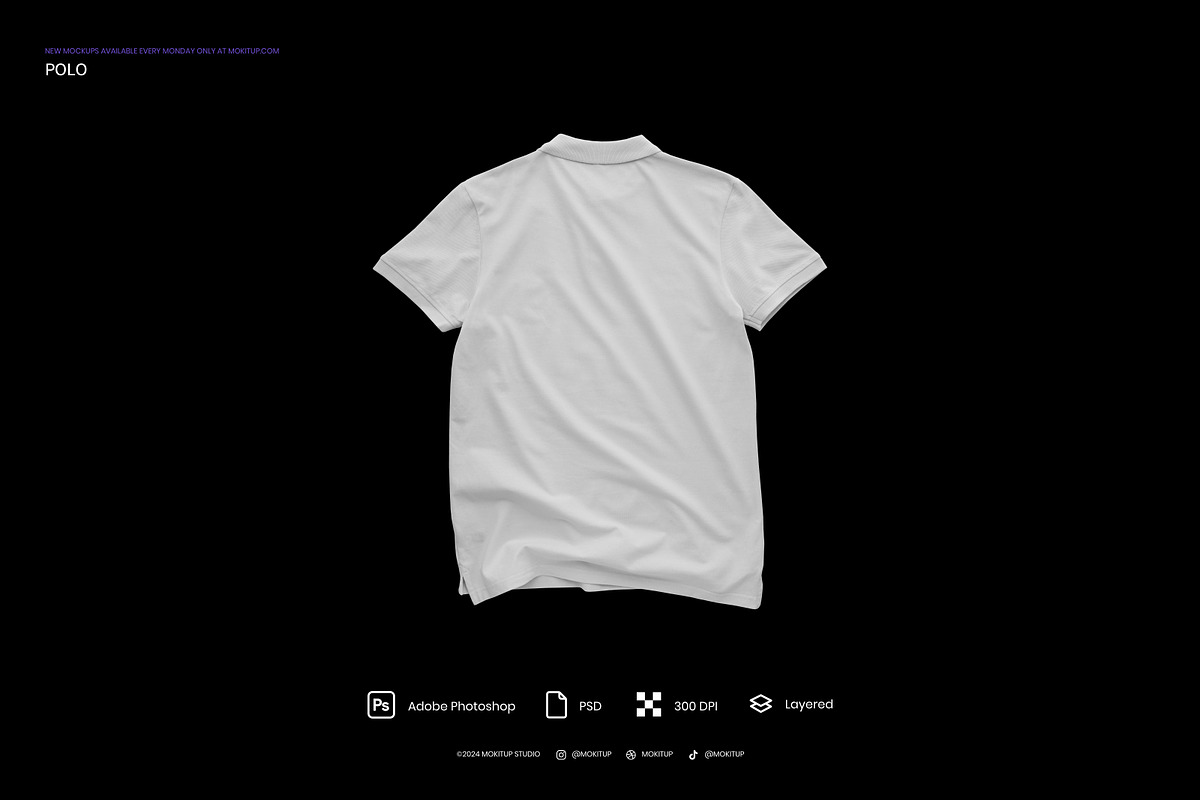 MOKITUP: Polo Mockup, a Shirt Mockup by MOKITUP (Photo 4 of 5)