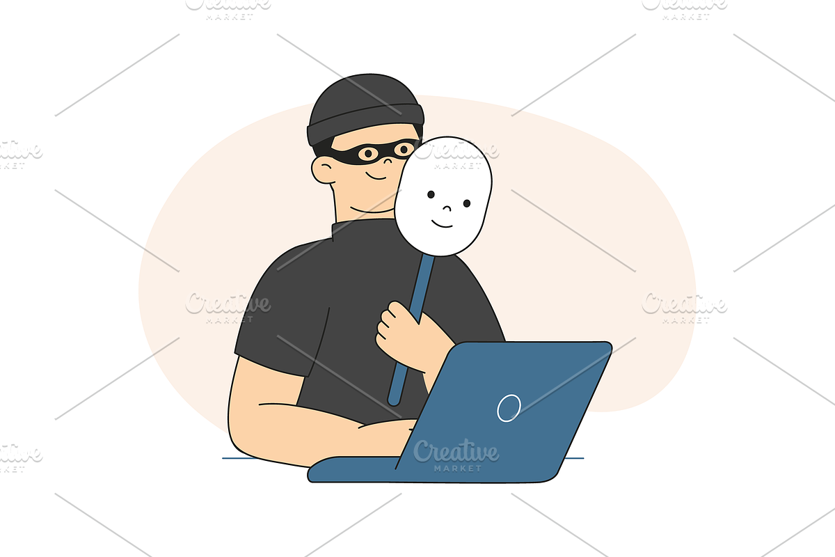 Cyber Crime Illustration, an Object Graphic by Jump Studio (Photo 12 of 12)