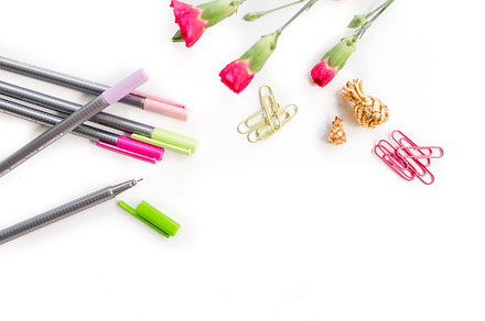 Girl Boss Styled Desk, a Business Photo by The Swimming Owl