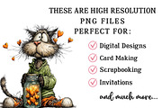 Whimsical Valentine Cat Clipart, an Illustration by OK Design (Thumbnail 5 of 6)
