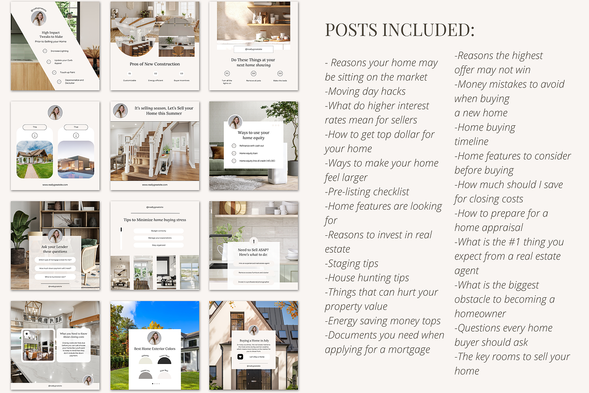 July Real Estate Posts with Captions, a Social Media Template by Marketing Templates Co. (Photo 7 of 10)
