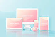 Realistic & Colorful Vector Devices, an iPhone Mockup by AndrewPixel (Thumbnail 2 of 7)