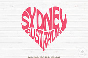 Sydney Australia Word Art Heart, an Object Graphic by DigitalDesignsLaura (Thumbnail 2 of 3)