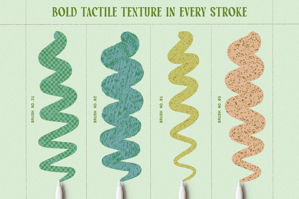 Procreate Illustration Brushes, a Brush Add-On by Basia Stryjecka (Photo 5 of 18)