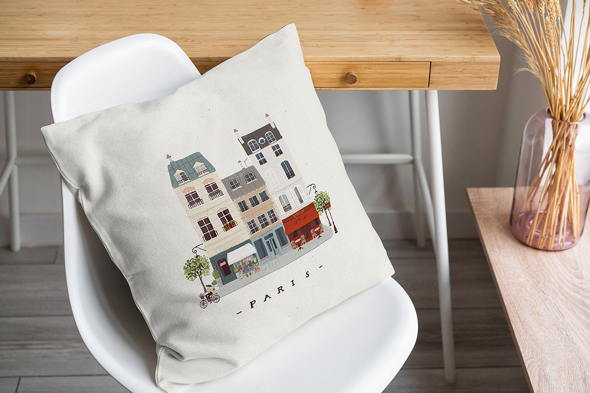 Pillow Mock-Up Set, a Product Mockup by Dikarte.Store (Photo 9 of 16)