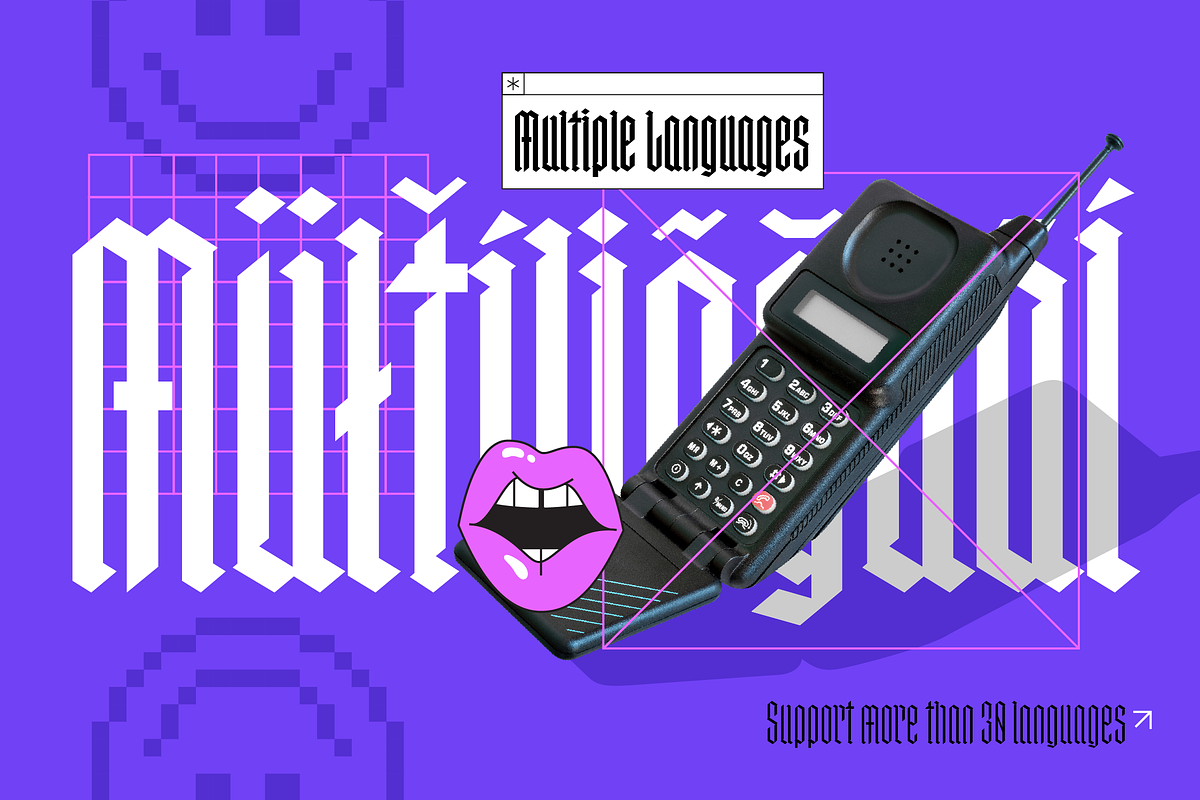 Birdman Modern Black Letter, a Font by YockMercado (Photo 3 of 6)