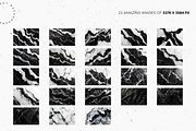 Black White Marble Symphony, a Texture Graphic by Lumeno (Thumbnail 2 of 4)