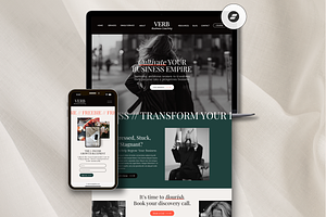 Showit Website Template Coach/Course