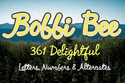 Bobbi Bee™, a Script Font by Baseline Fonts (Thumbnail 2 of 5)