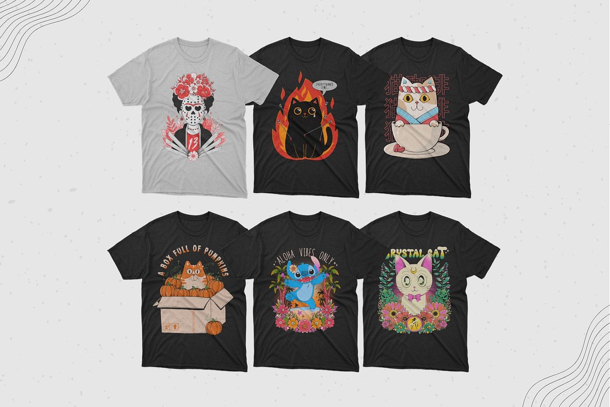 25 Pop Culture T-shirt Designs, a Graphic by GODZILLARGE (Photo 2 of 5)