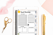 Canva Summer Travel Digital Planner, a Stationery Template by DigitalbossCreations (Thumbnail 8 of 10)