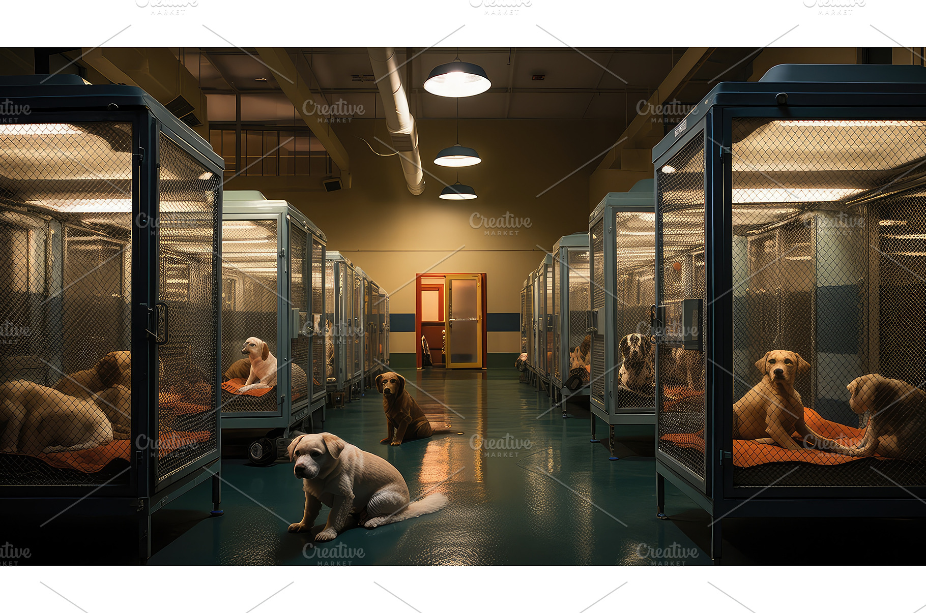 adoption dog shelter ai generated, an Animal Photo by pikepicture
