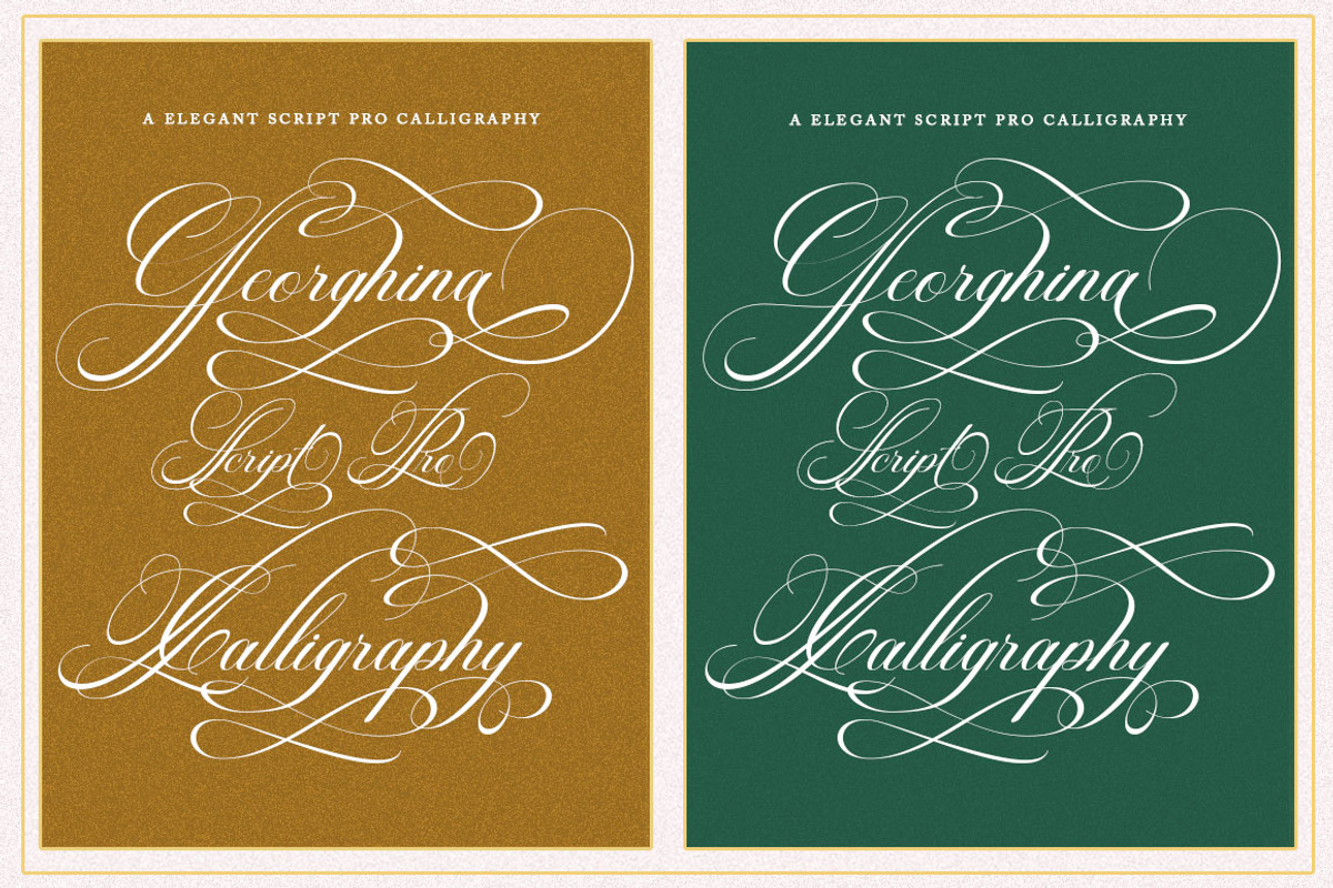 Georghina Script Pro, a Script Font by Has_rizal (Photo 11 of 15)