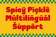 SPICY PICKLE – Food Display Font, a Font by Pekotype (Thumbnail 5 of 16)