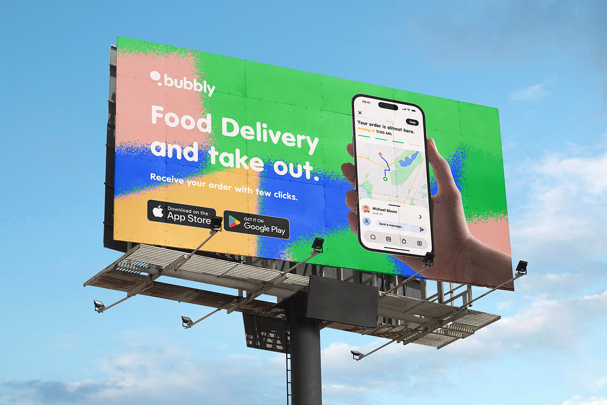 Billboard Poster Street Mockup, an Advertising Mockup by Asylab (Photo 4 of 5)