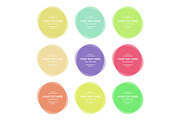 Set of Vector Colorful Banners, a Decorative Illustration by FineArtStudio (Thumbnail 1 of 3)