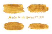 Gold brush strokes & background, a Texture Graphic by Margo Miller (Thumbnail 4 of 23)