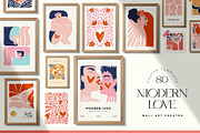 Modern Love Wall Art Creator, a Decorative Illustration by Leleka.Store (Thumbnail 1 of 16)