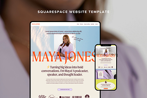 Squarespace Template Coach Website