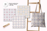 Watercolor Pastel Tile Pattern, a Pattern Graphic by Rachel Art Studio (Thumbnail 5 of 10)