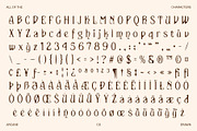 CS Arcane Drawn, a Serif Font by Craft Supply Co. (Thumbnail 8 of 8)