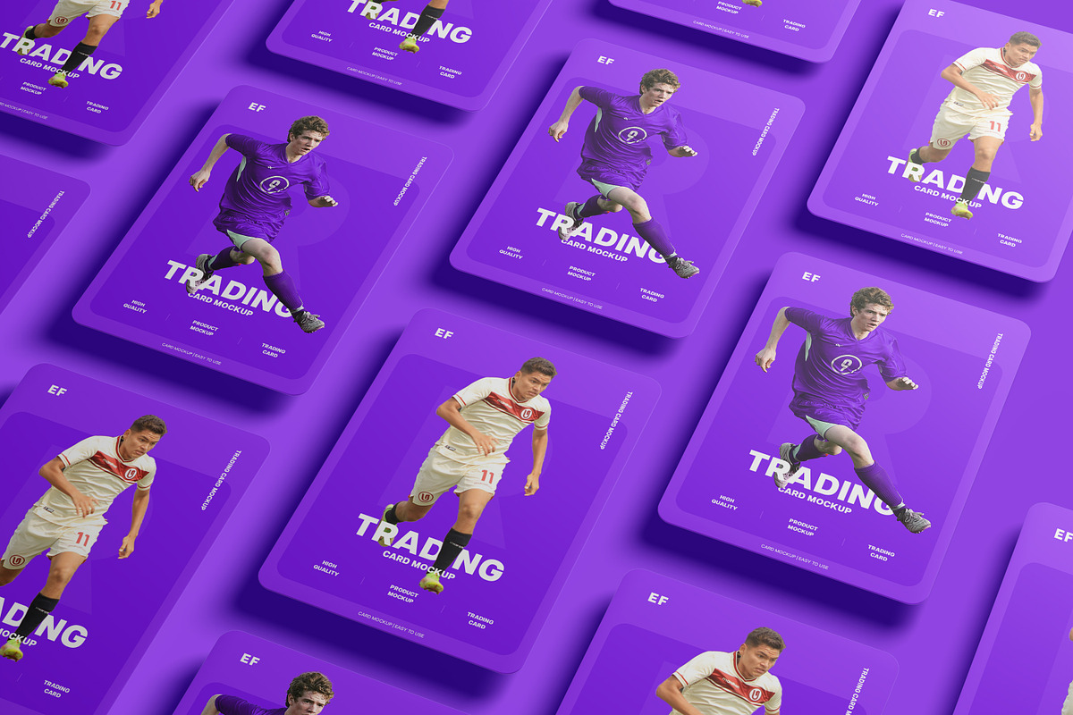 Trading Cards Mockup Set, a Product Mockup by Toasin Studio (Photo 7 of 16)