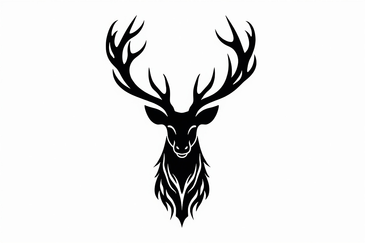 Running Deer Silhouette Set, an Illustration by BIPLOB EXPERT (Photo 3 of 7)