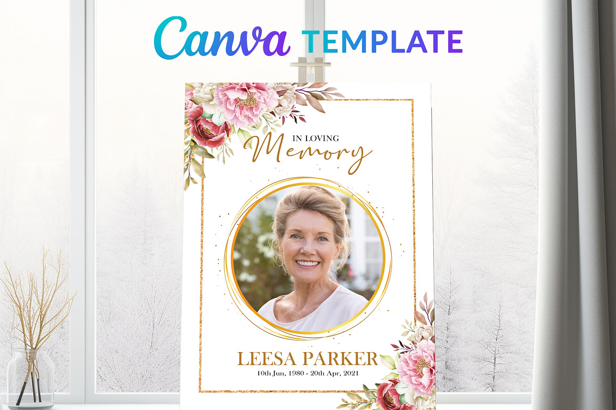 Funeral Photo Sign | Funeral Poster, a Poster Template by Designscozy (Photo 6 of 6)