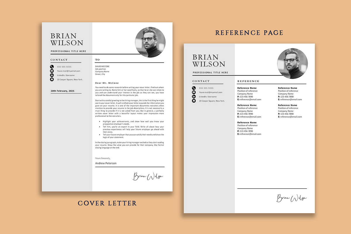 Professional Resume Template Pack, a Resume Template by VictoriousVita (Photo 5 of 8)