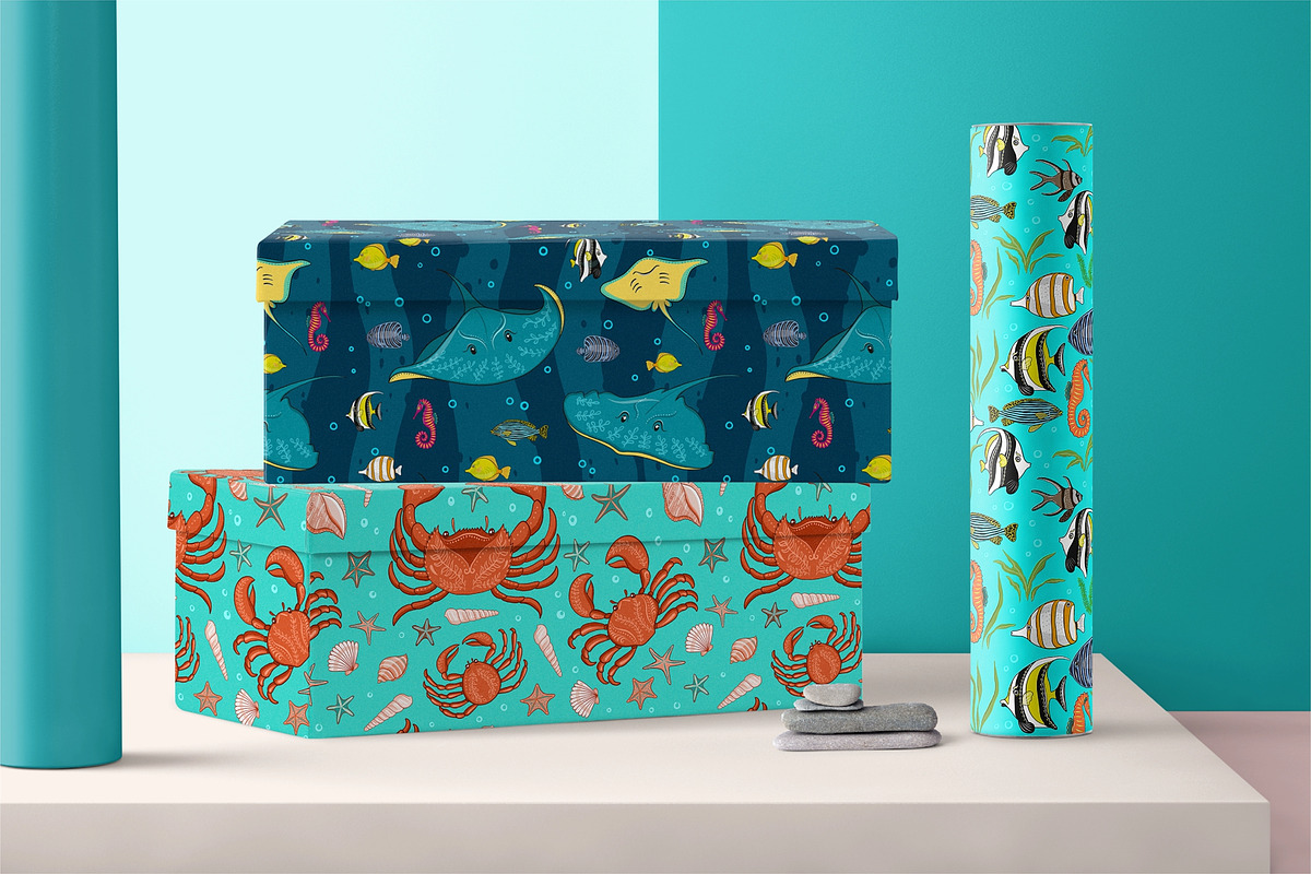 SEA CREATURES, an Animal Illustration by Irina Skaska (Photo 8 of 12)